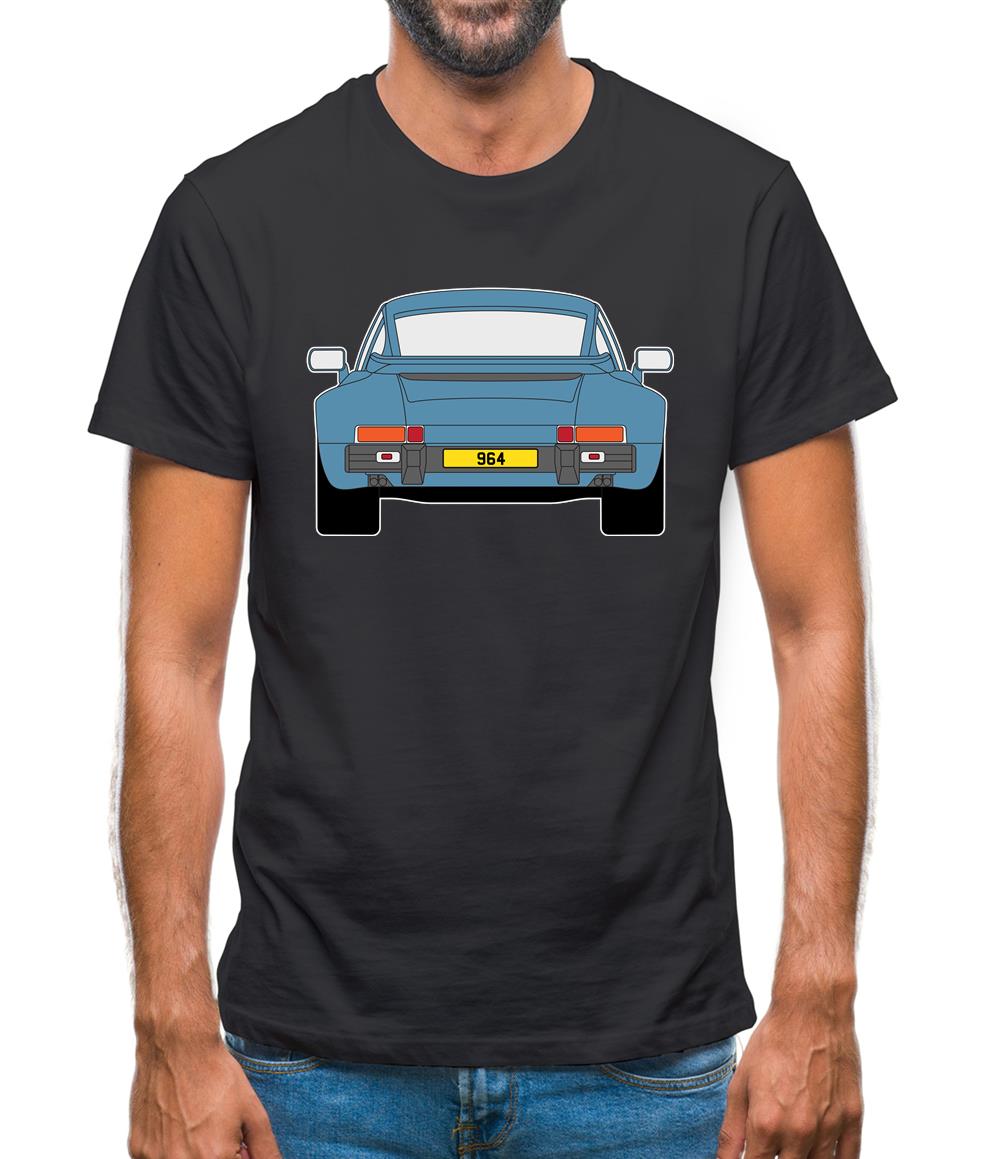 911 964 Rear Murano Green Mens T-Shirt