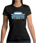 Porsche 911 964 Rear Murano Green Womens T-Shirt