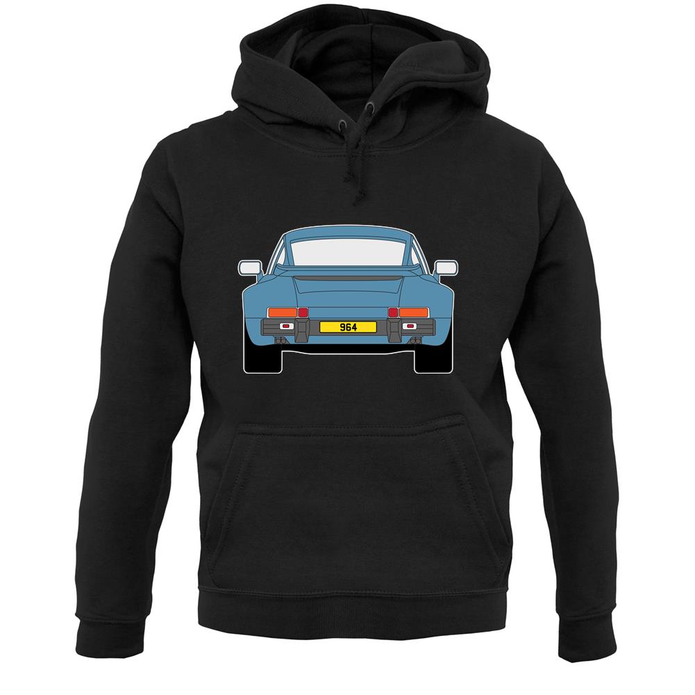 911 964 Rear Murano Green Unisex Hoodie