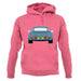 Porsche 911 964 Rear Murano Green unisex hoodie