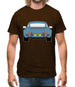 911 964 Rear Murano Green Mens T-Shirt