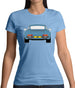 Porsche 911 964 Rear Murano Green Womens T-Shirt