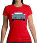 Porsche 911 964 Rear Murano Green Womens T-Shirt