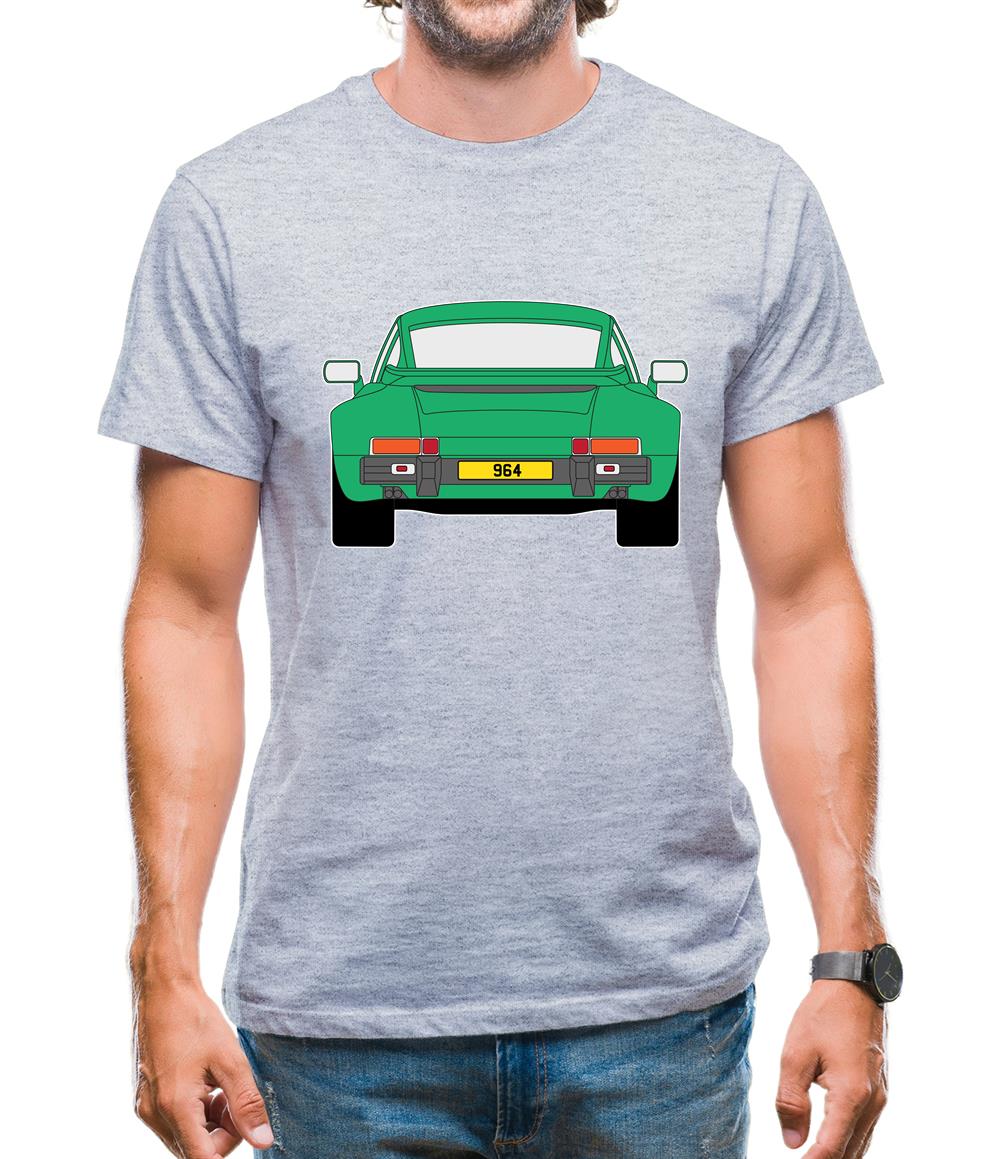 911 964 Rear Signal Green Mens T-Shirt