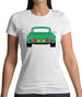 Porsche 911 964 Rear Signal Green Womens T-Shirt