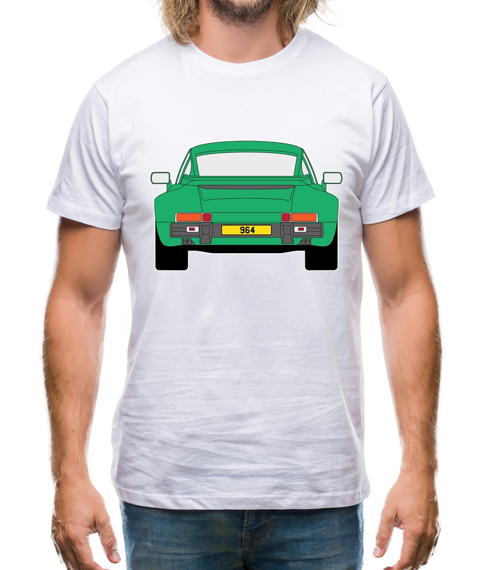 911 964 Rear Signal Green Mens T-Shirt