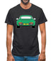 911 964 Rear Signal Green Mens T-Shirt