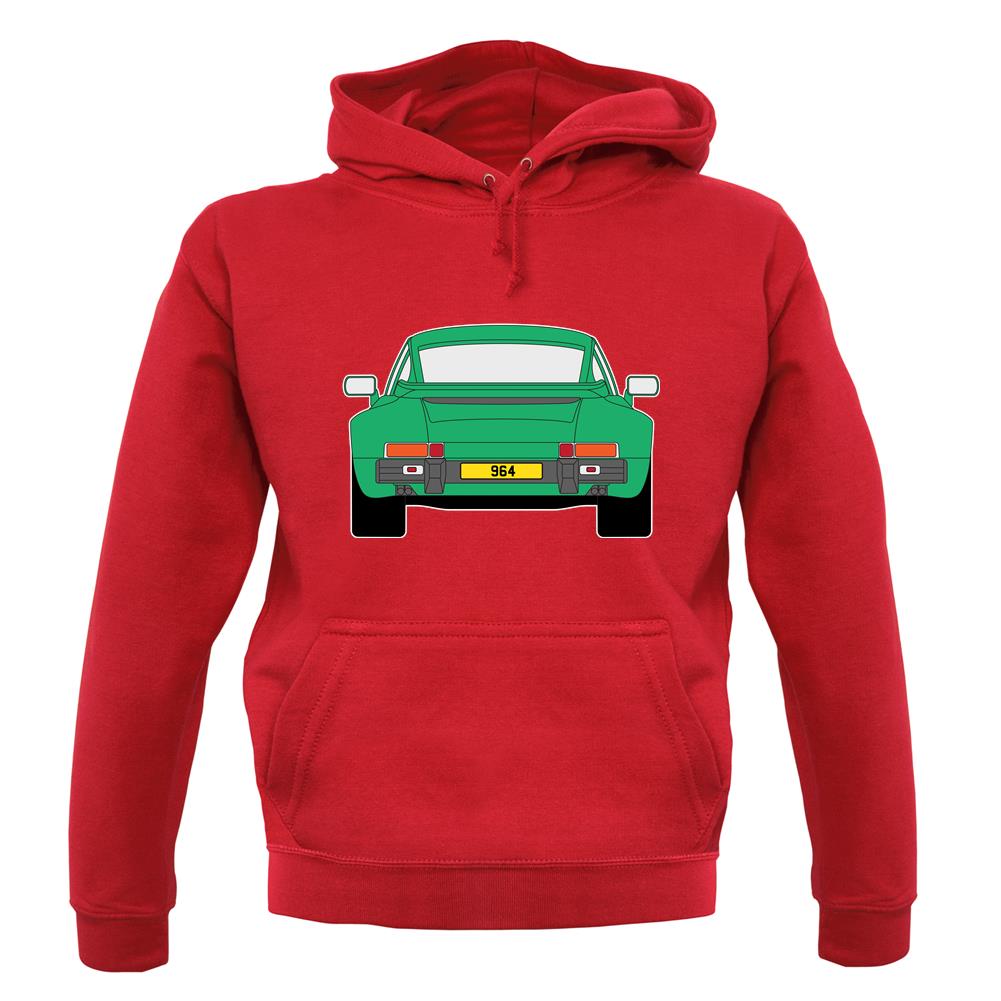 Porsche 911 964 Rear Signal Green unisex hoodie