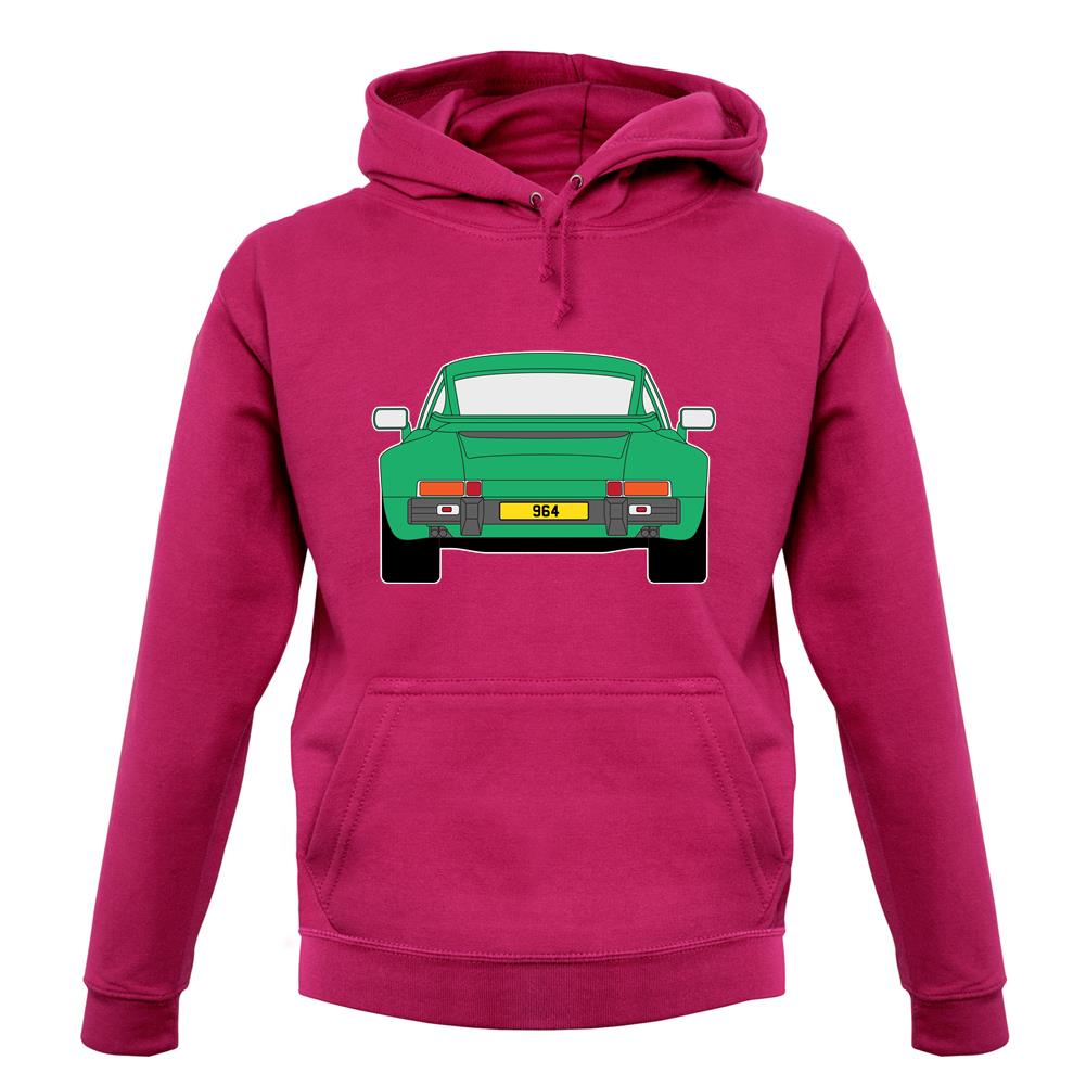 Porsche 911 964 Rear Signal Green unisex hoodie