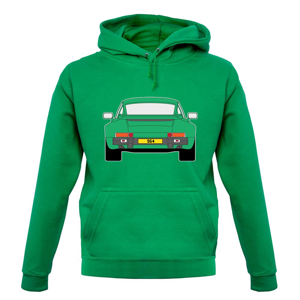 Porsche 911 964 Rear Signal Green unisex hoodie