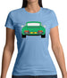 Porsche 911 964 Rear Signal Green Womens T-Shirt