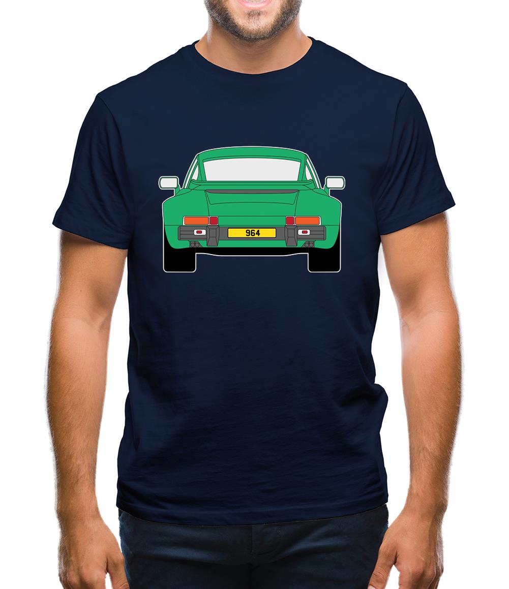 911 964 Rear Signal Green Mens T-Shirt