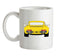 911 964 Rear Summer Yellow Ceramic Mug