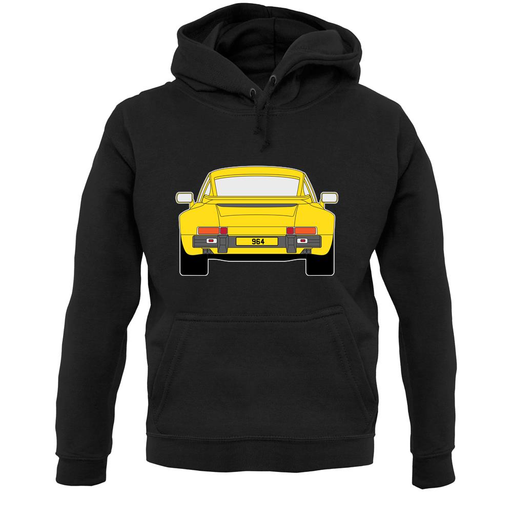 911 964 Rear Summer Yellow Unisex Hoodie