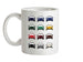 Box 996 T 12 Colour Grid Ceramic Mug