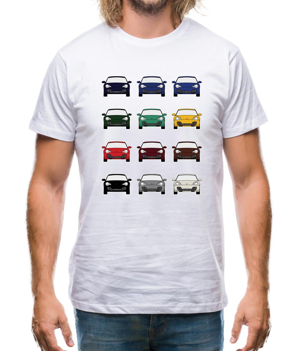 Box 996 T 12 Colour Grid Mens T-Shirt