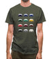 Box 996 T 12 Colour Grid Mens T-Shirt