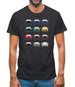 Box 996 T 12 Colour Grid Mens T-Shirt