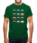 Box 996 T 12 Colour Grid Mens T-Shirt