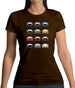 Porsche Box 996 T 12 Colour Grid Womens T-Shirt