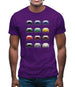 Box 996 T 12 Colour Grid Mens T-Shirt