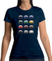 Porsche Box 996 T 12 Colour Grid Womens T-Shirt
