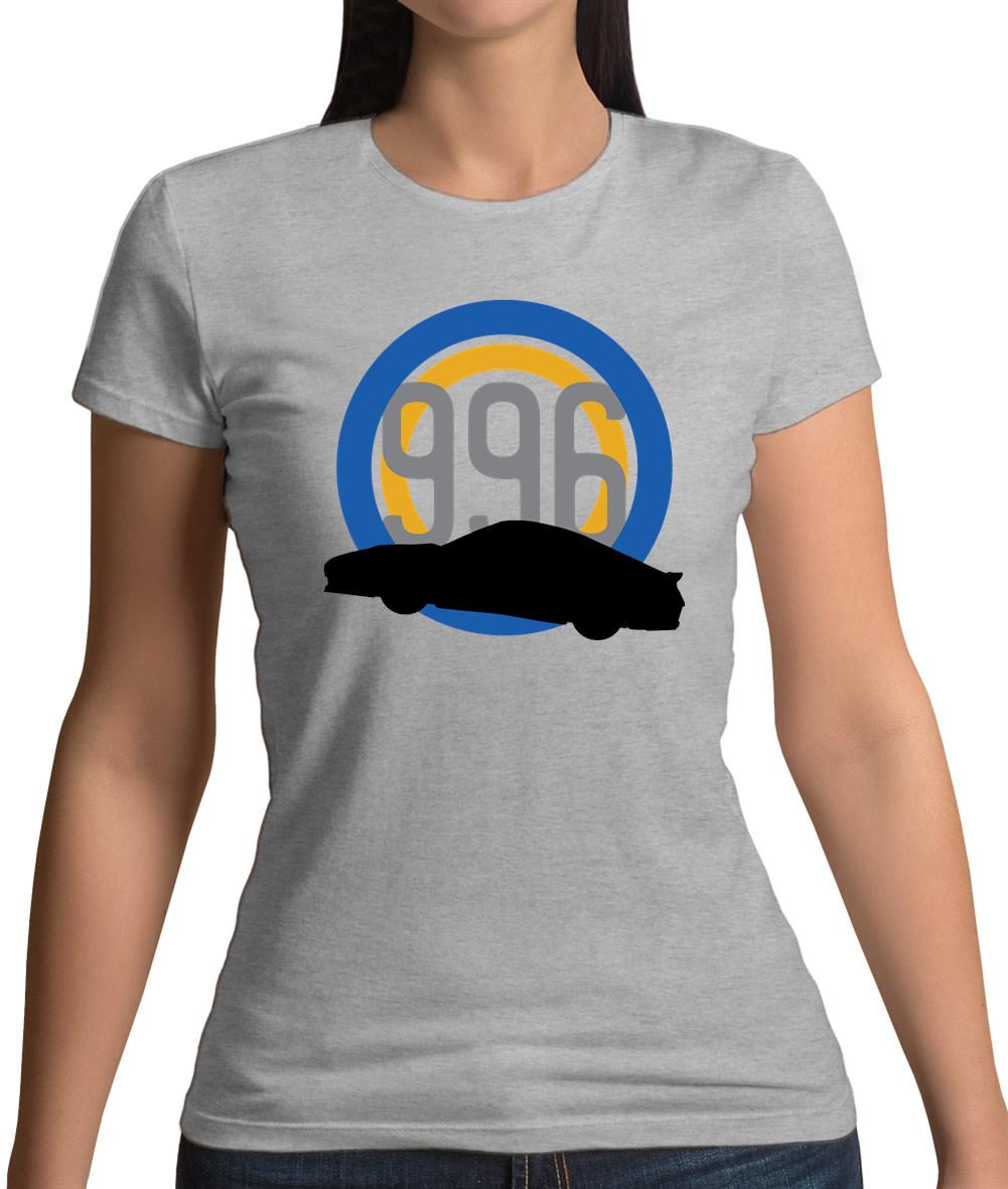 Porsche 996 Silhouette Womens T-Shirt