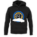 Porsche 997 Silhouette unisex hoodie