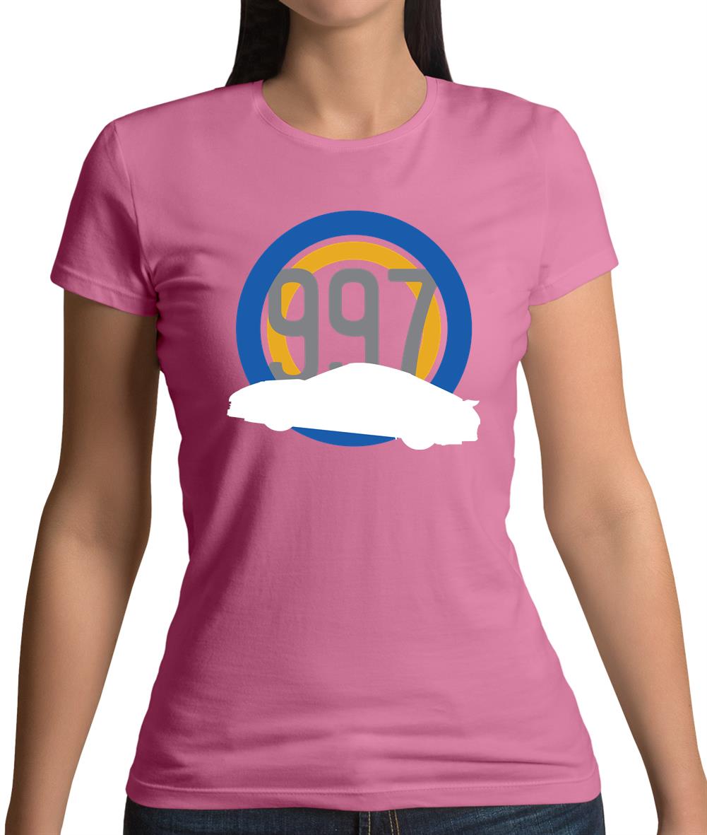 Porsche 997 Silhouette Womens T-Shirt