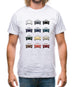 Box 928 T 12 Colour Grid Mens T-Shirt