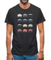 Box 928 T 12 Colour Grid Mens T-Shirt