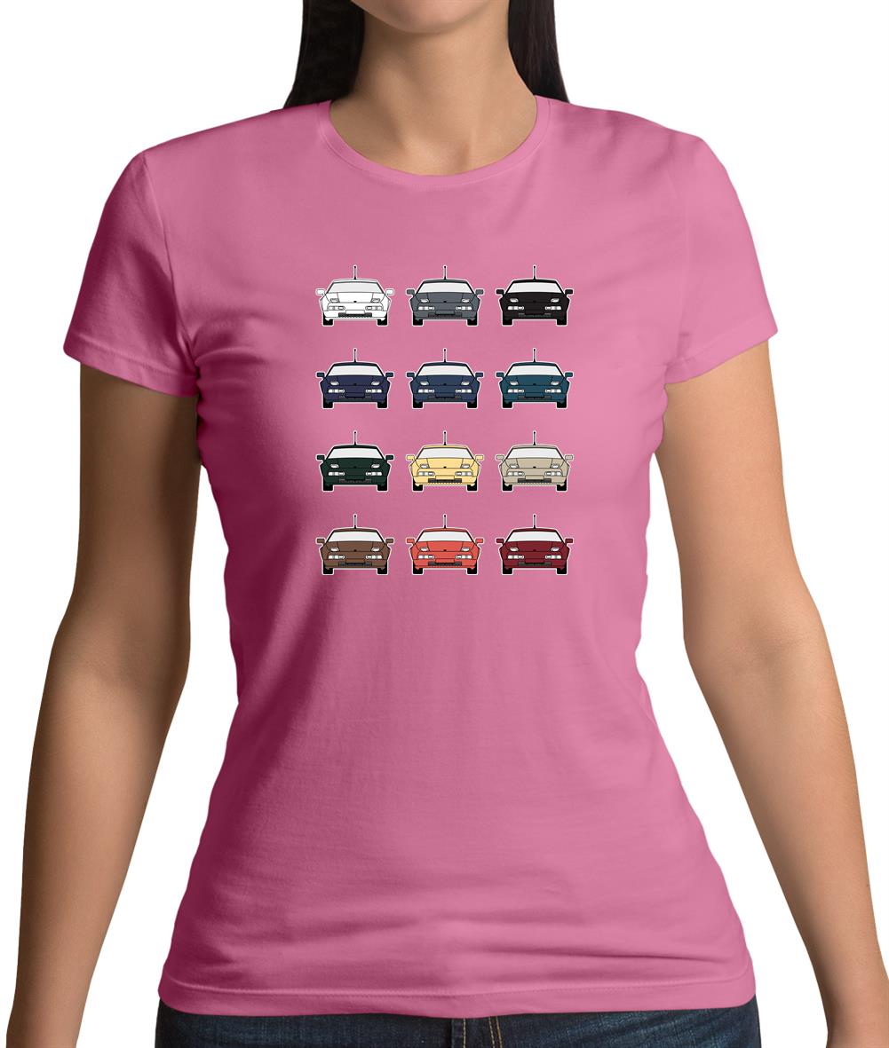 Box 928 T 12 Colour Grid Womens T-Shirt