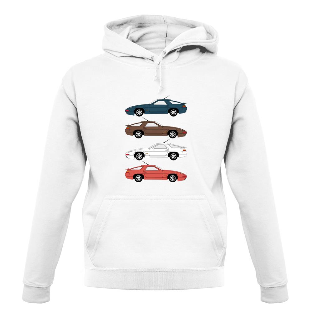 Porsche 928 Colour Grid unisex hoodie