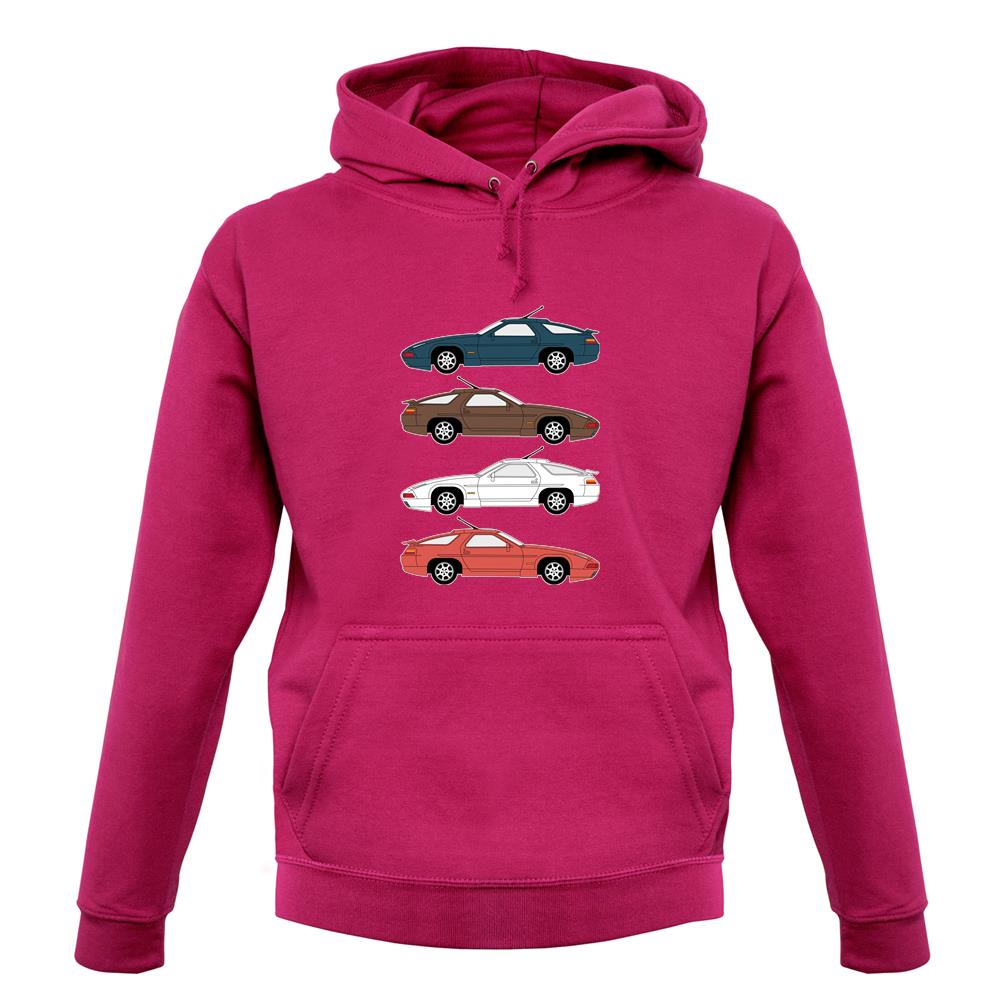 Porsche 928 Colour Grid unisex hoodie