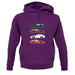 Porsche 928 Colour Grid unisex hoodie