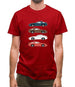 928 Colour Grid Mens T-Shirt