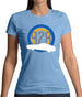 Porsche 928 Silhouette Womens T-Shirt