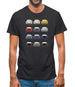 Box 959 T 12 Colour Grid Mens T-Shirt