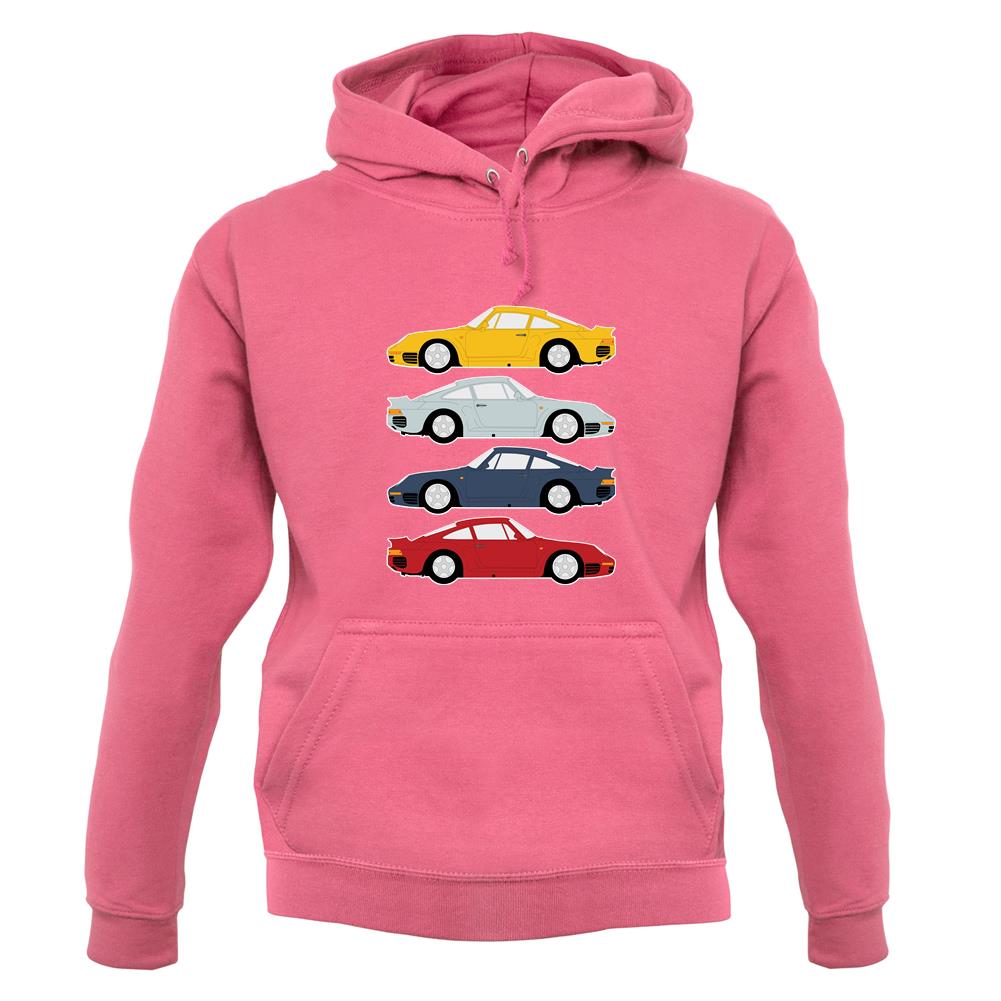 Porsche 959 Colour Grid unisex hoodie