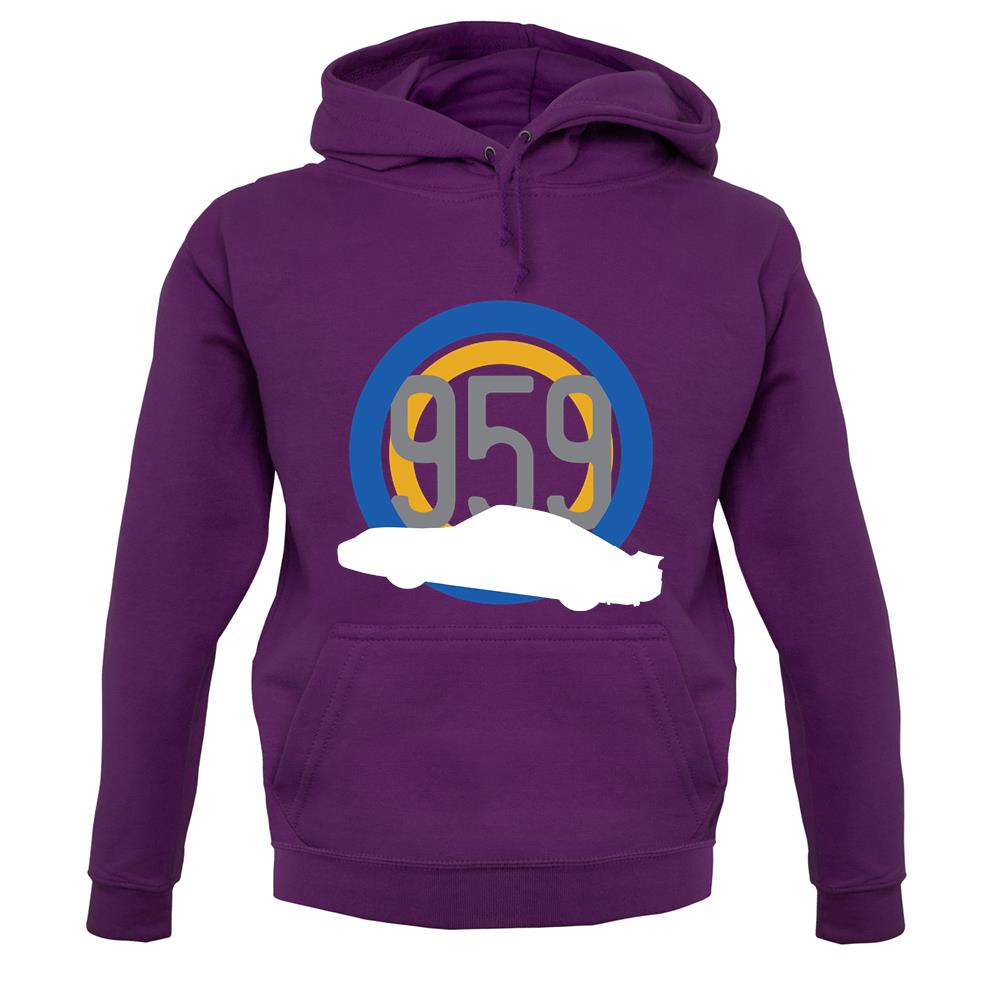 Porsche 959 Silhouette unisex hoodie