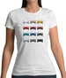 Porsche Box 981 T 12 Colour Grid Womens T-Shirt