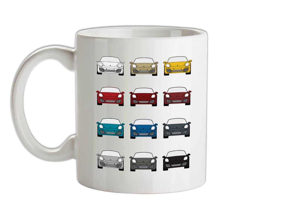 Box 981 4 Colour Grid Ceramic Mug