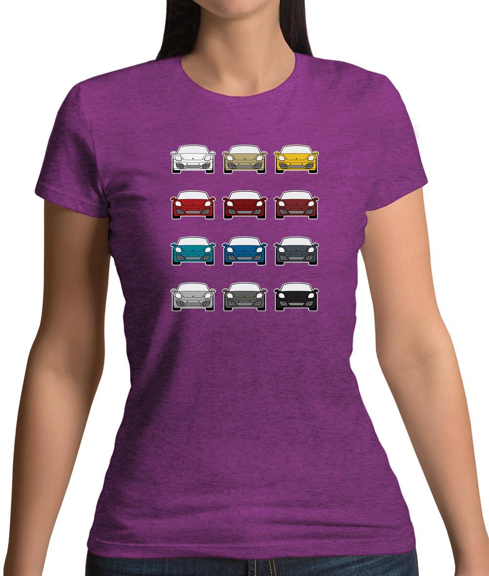 Box 981 T 12 Colour Grid Womens T-Shirt