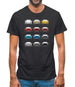 Box 981 T 12 Colour Grid Mens T-Shirt