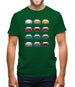 Box 981 T 12 Colour Grid Mens T-Shirt