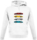 Boxster 981 4 Colour Unisex Hoodie