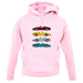 Boxster 981 4 Colour Unisex Hoodie