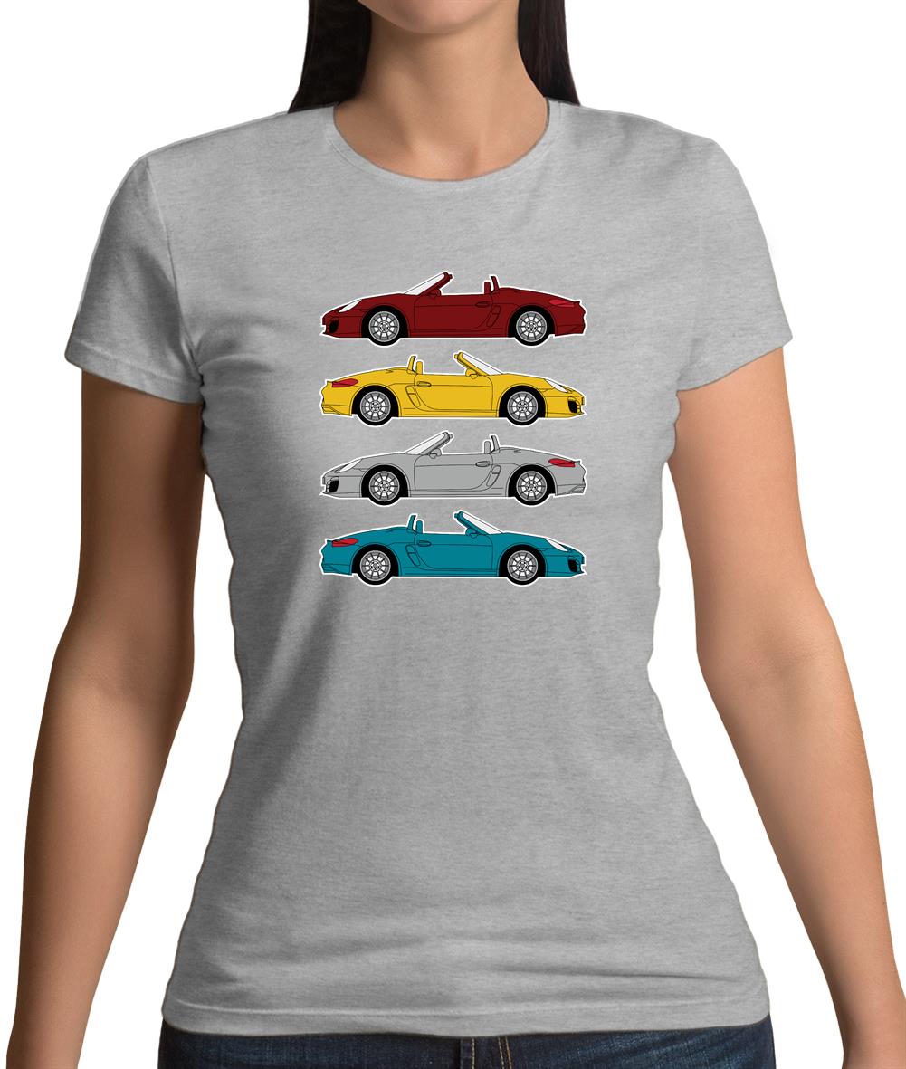 Boxster 981 4 Colour Womens T-Shirt