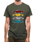 Boxster 981 4 Colour Mens T-Shirt