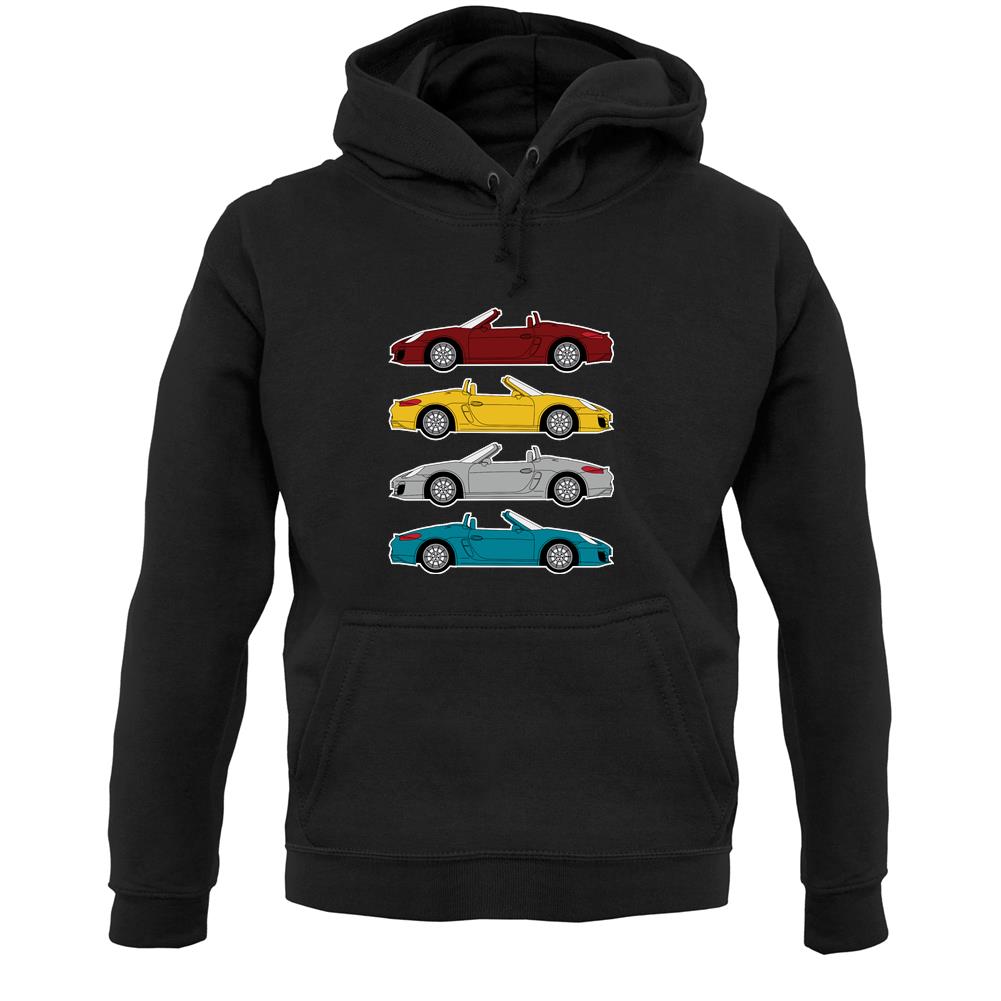 Boxster 981 4 Colour Unisex Hoodie